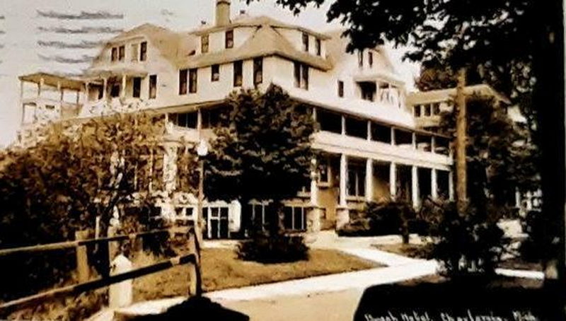 Beach Hotel - Vintage Postcard (newer photo)
